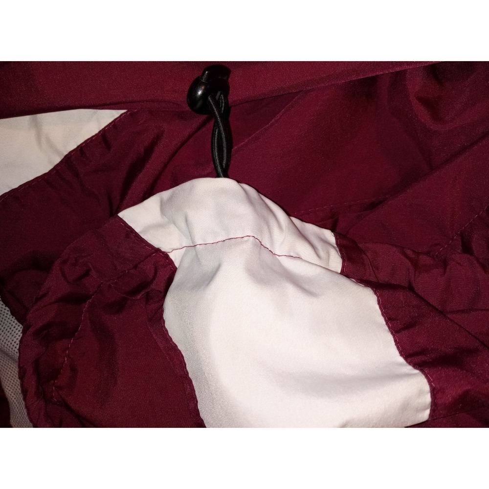 Augusta Sports Wear Pullover Windbreak Pockets Fishing Shirt Vinyl Burgundy 3XL - Picture 11 of 14